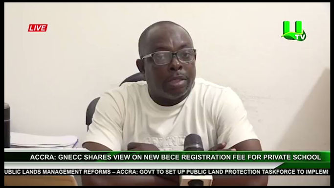 Increase in BECE Registration Fee for Private School.